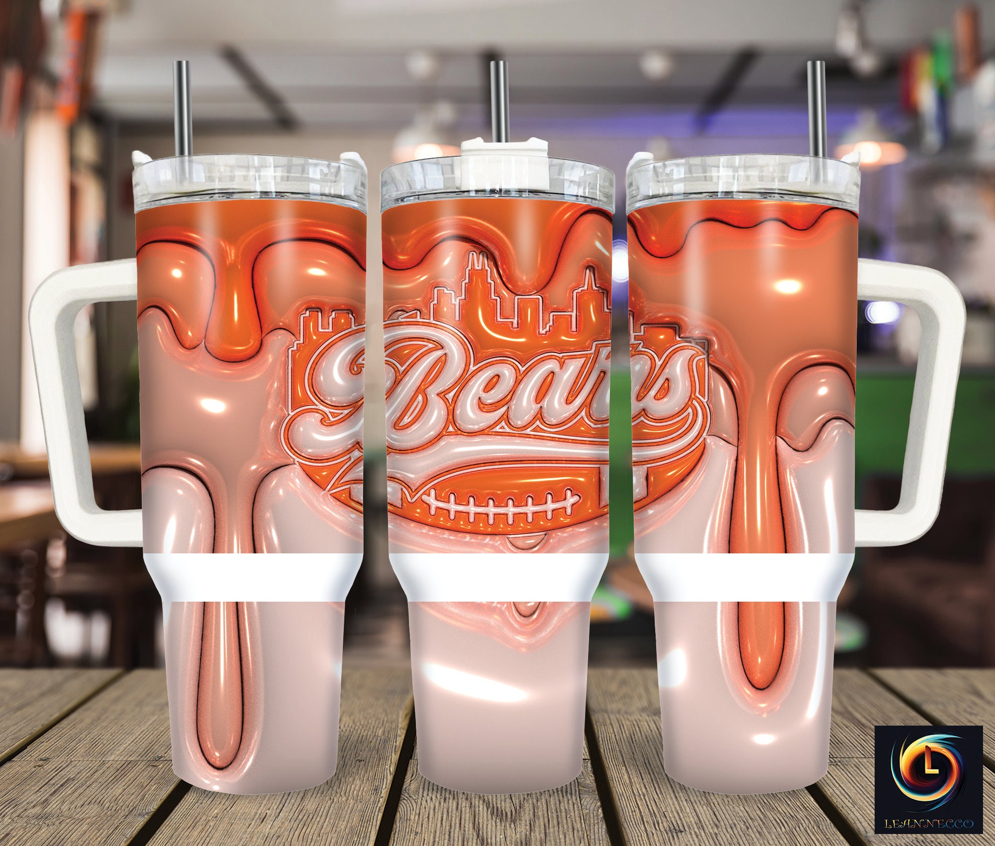 Chicago Bears NFL Custom Stanley Cup 40 oz 30 oz Tumbler With HandleTVC230101