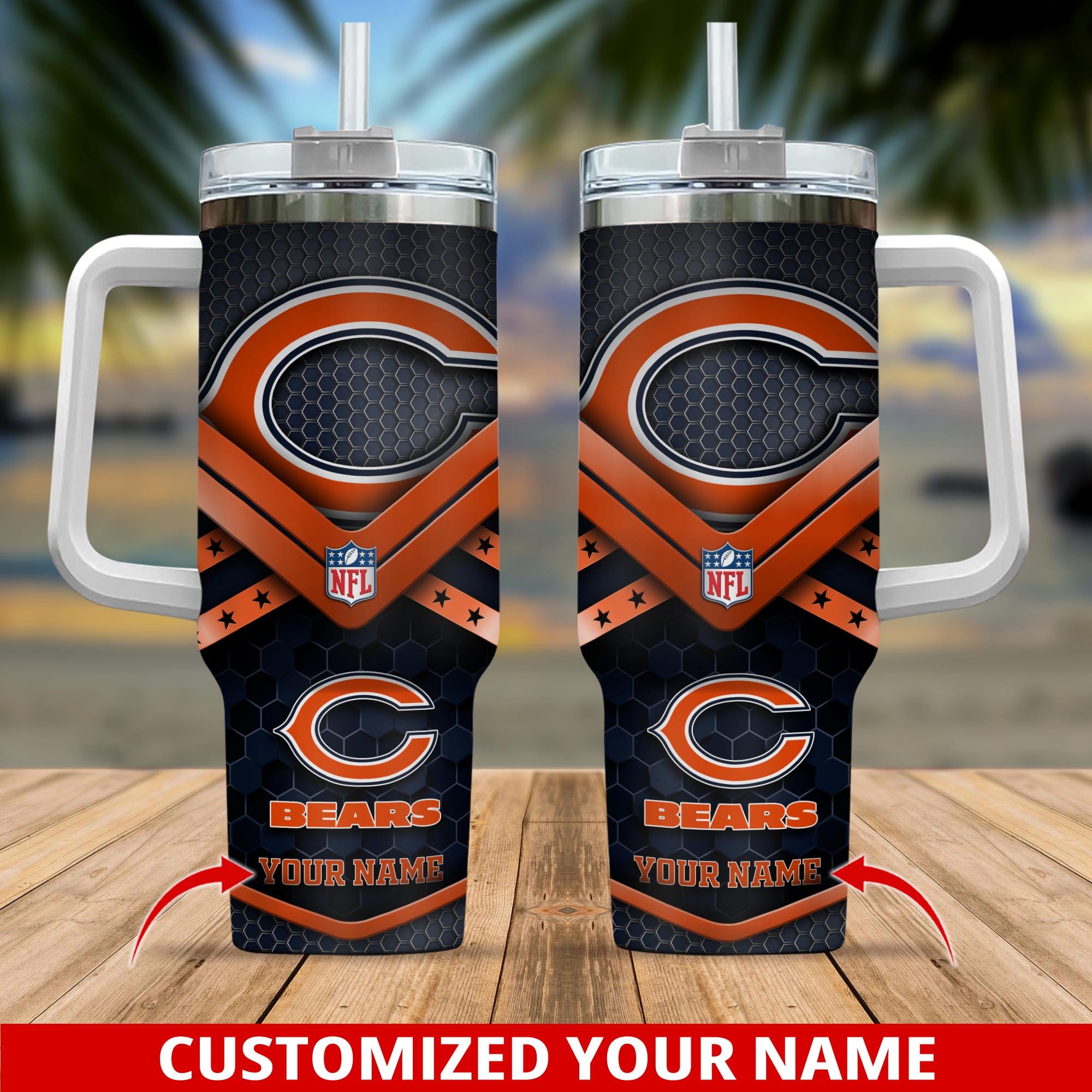 Chicago Bears NFL Custom Stanley Cup 40 oz 30 oz Tumbler With HandleTVC2301191
