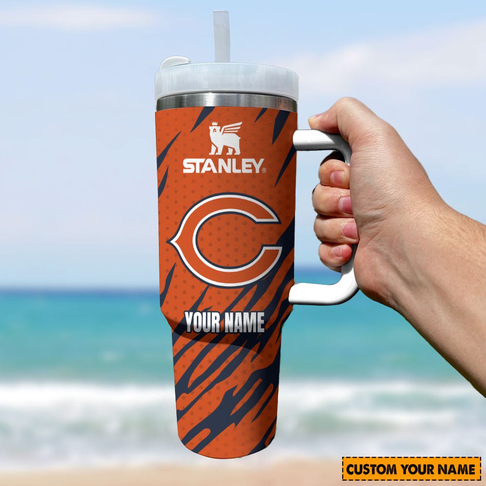 Chicago Bears NFL Custom Stanley Cup 40 oz 30 oz Tumbler With HandleTVC230135 - Image 3