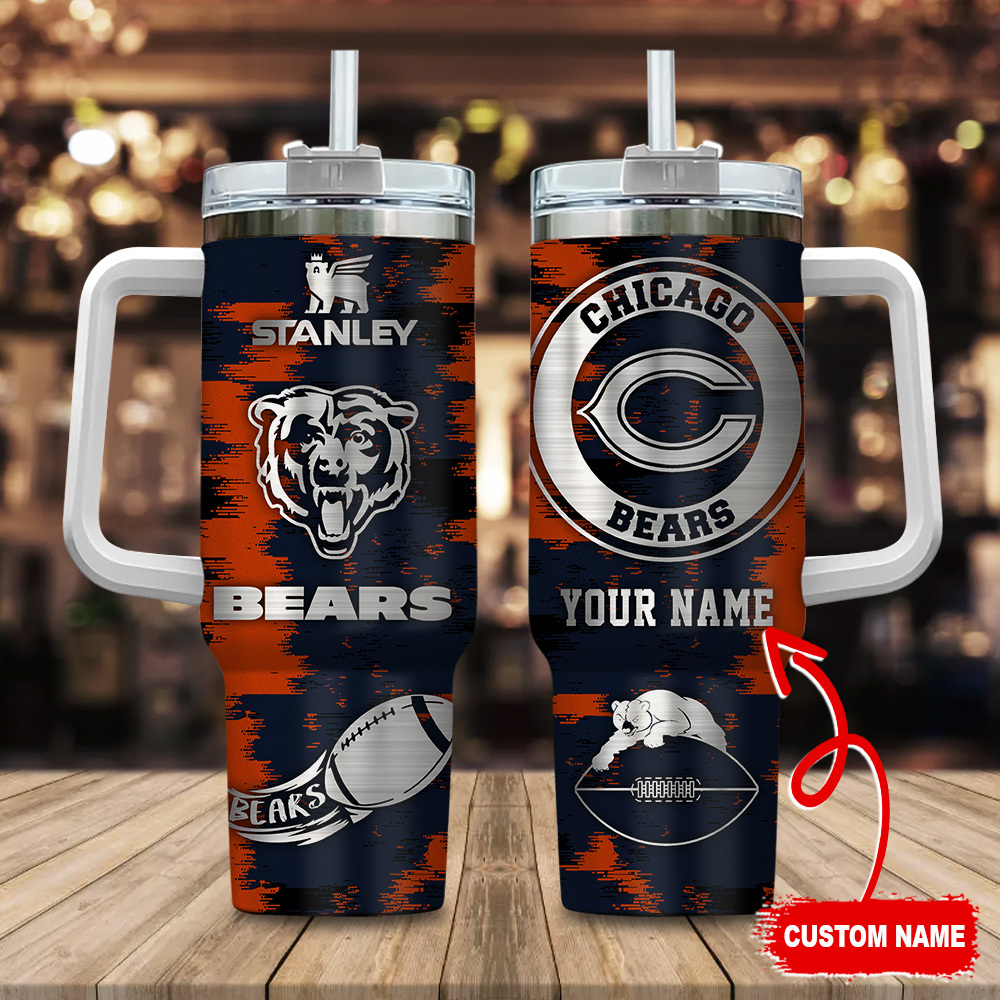 Chicago Bears NFL Custom Stanley Cup 40 oz 30 oz Tumbler With HandleTVC230148