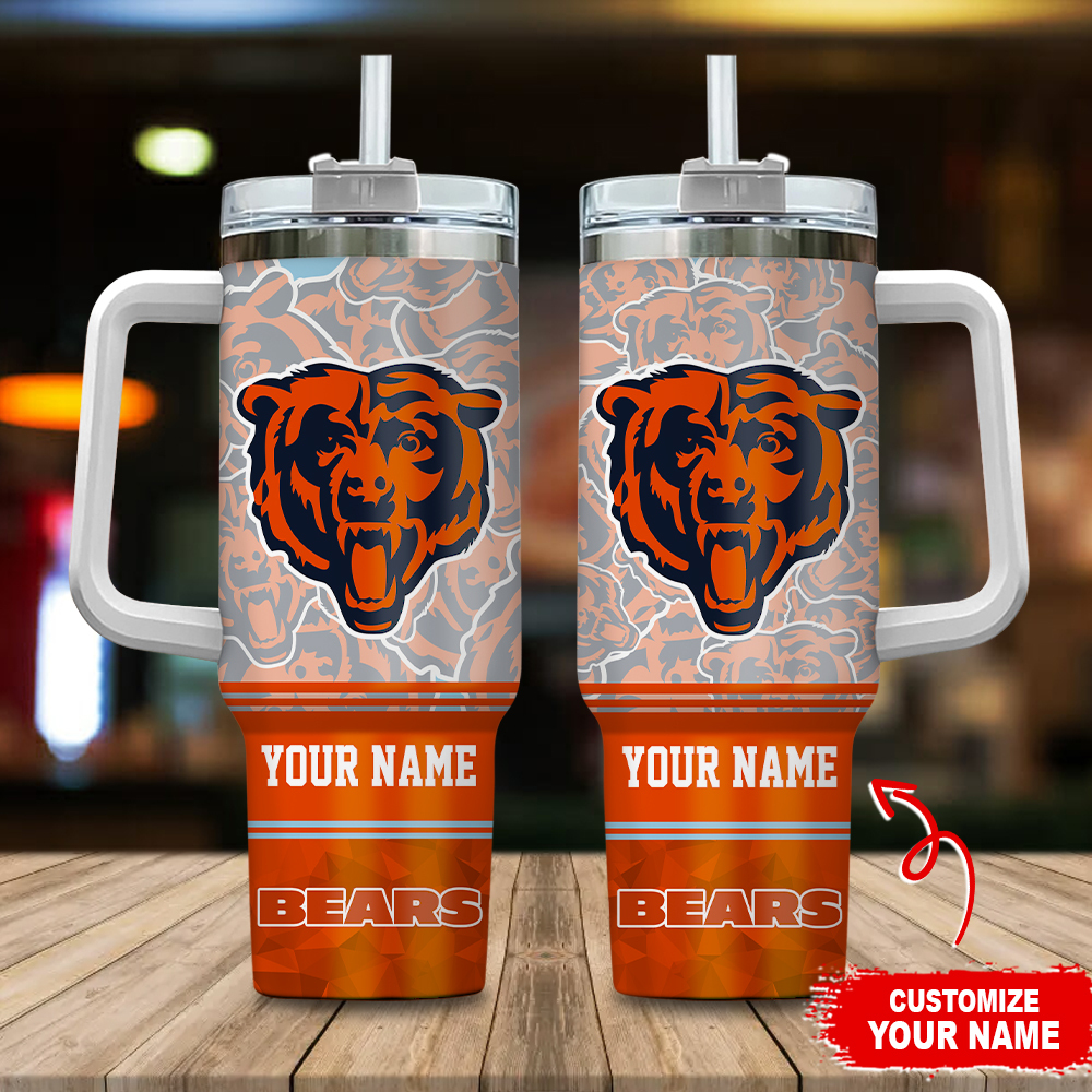 Chicago Bears NFL Custom Stanley Cup 40 oz 30 oz Tumbler With HandleTVC230158
