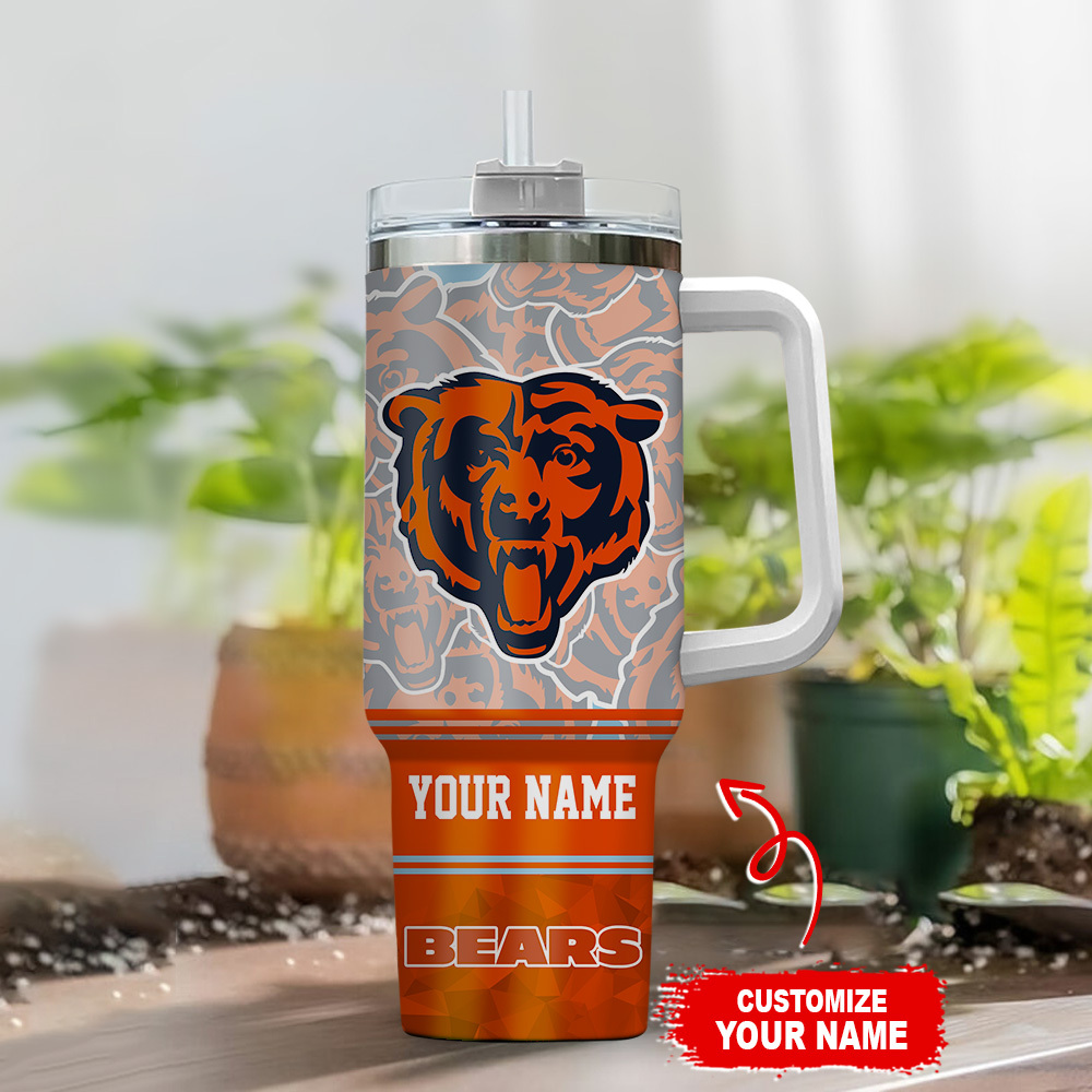 Chicago Bears NFL Custom Stanley Cup 40 oz 30 oz Tumbler With HandleTVC230158 - Image 2