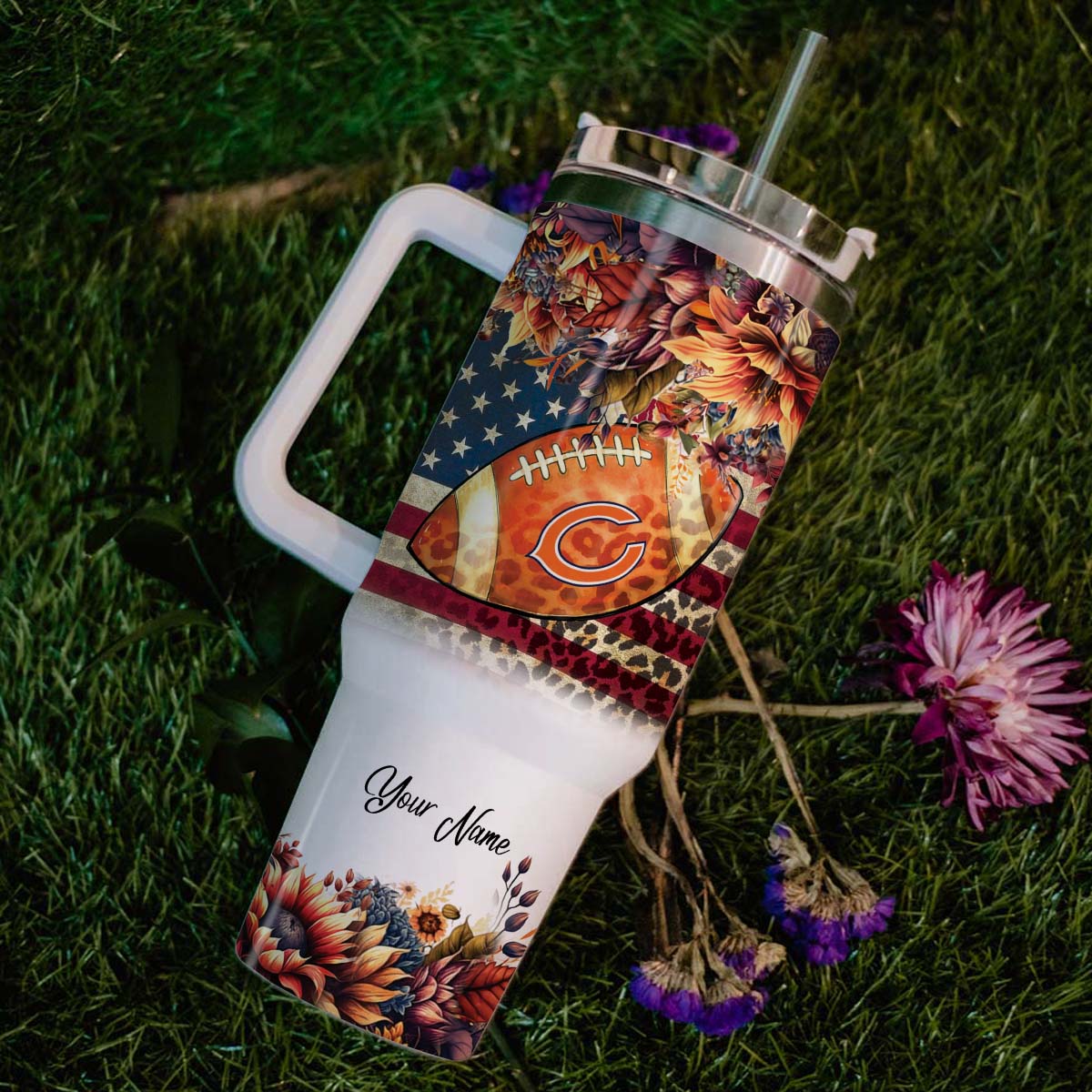 Chicago Bears NFL Custom Stanley Cup 40 oz 30 oz Tumbler With HandleTVC2301814 - Image 6