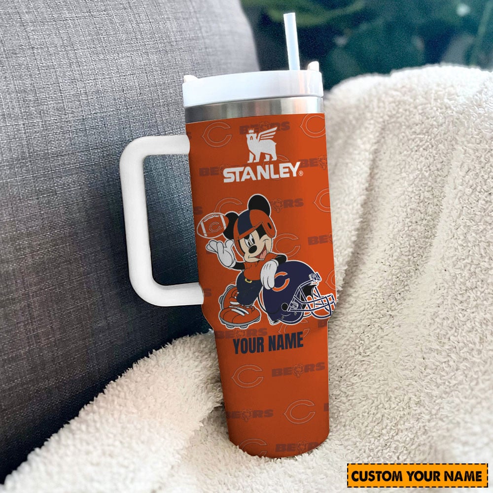 Chicago Bears NFL Mickey Mouse Custom Stanley Cup 40 oz 30 oz Tumbler With HandleTVC230138 - Image 3