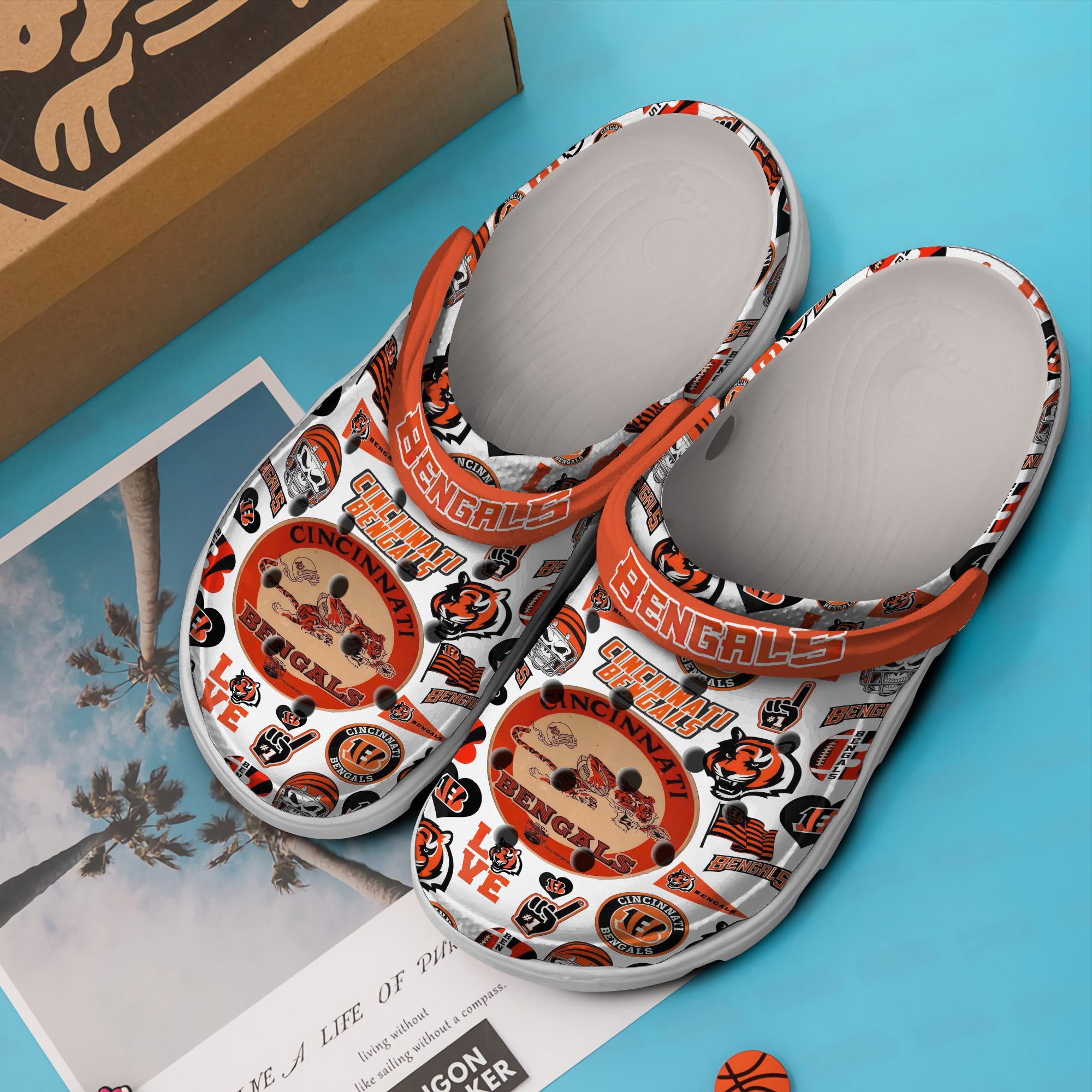 Chicago Bears NFL Sport Crocs Crocband Clogs Shoes Comfortable For Men Women and Kids - Image 2