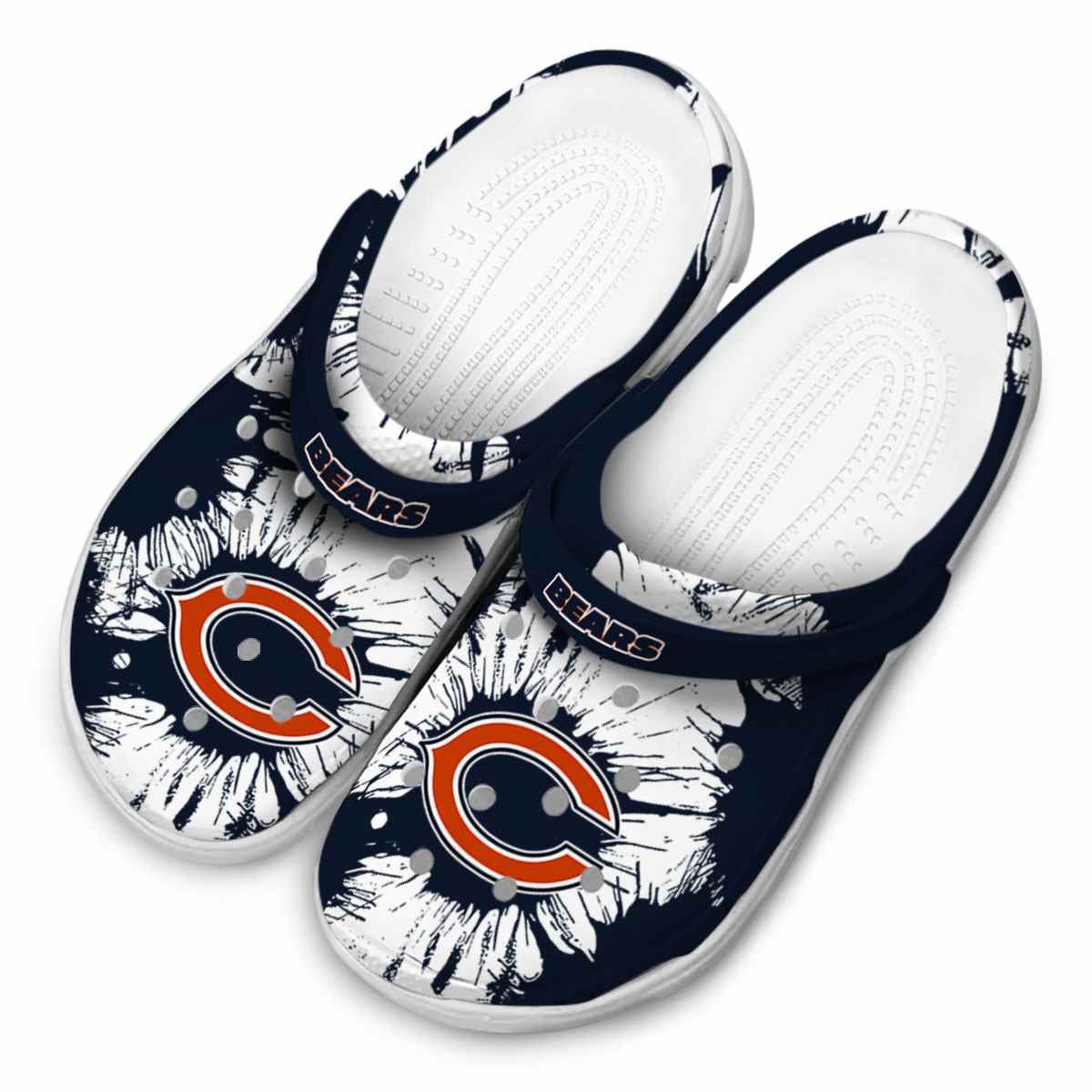 Chicago Bears NFL Sport Crocs Crocband Clogs Shoes Comfortable For Men Women and Kids - Image 4
