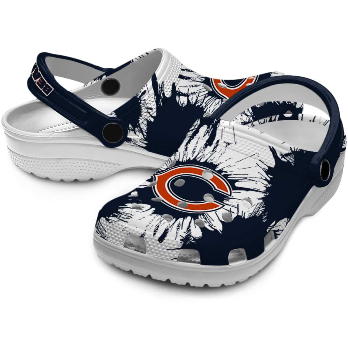 Chicago Bears NFL Sport Crocs Crocband Clogs Shoes Comfortable For Men Women and Kids - Image 3