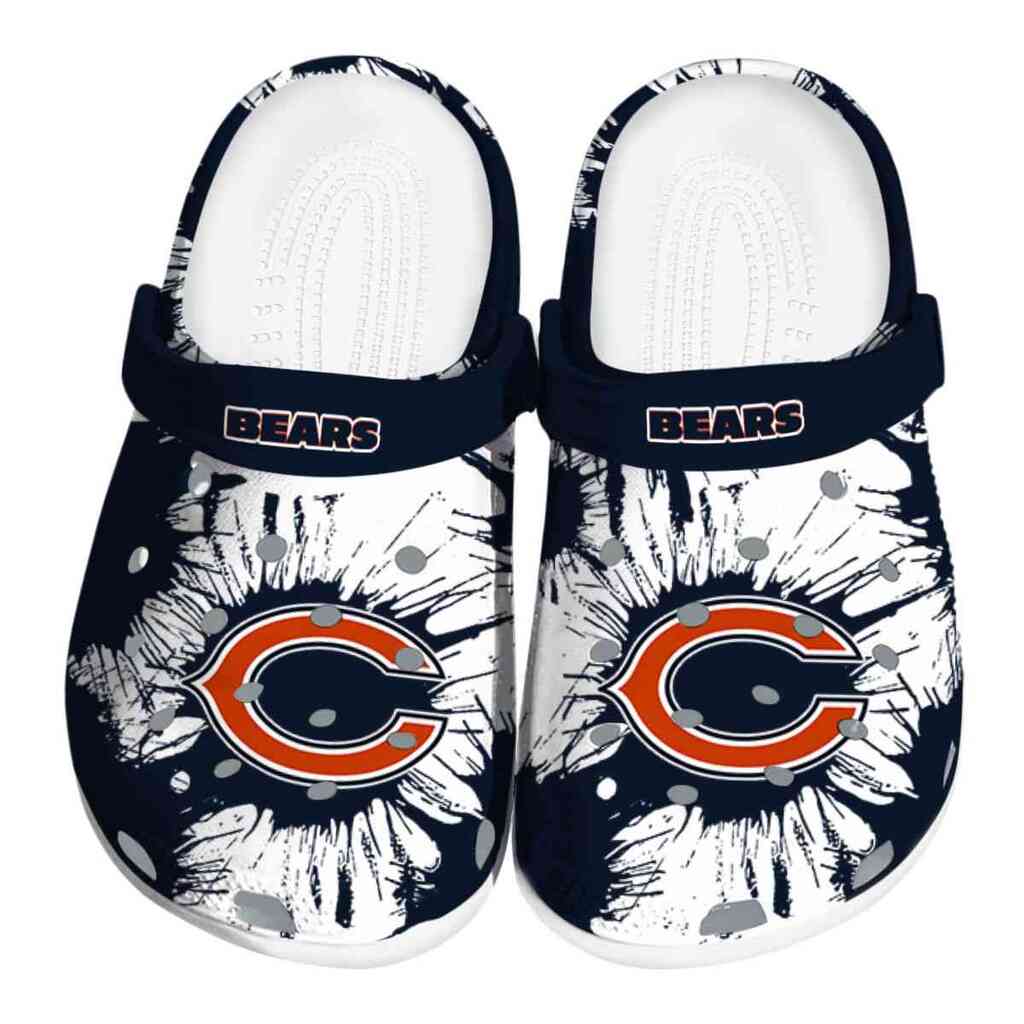 Chicago Bears Splatter Graphics ClogTVC1801193