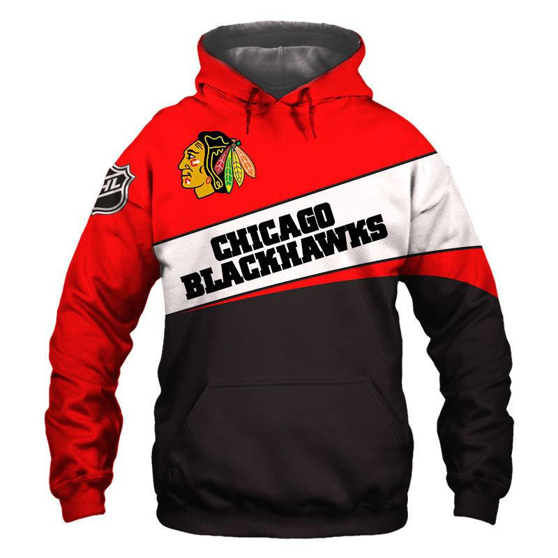 Chicago Blackhawks 3D All Over Print Hoodie, Zip Hoodie