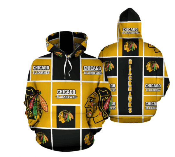 Chicago Blackhawks 3D All Over Print Hoodie, Zip Hoodie
