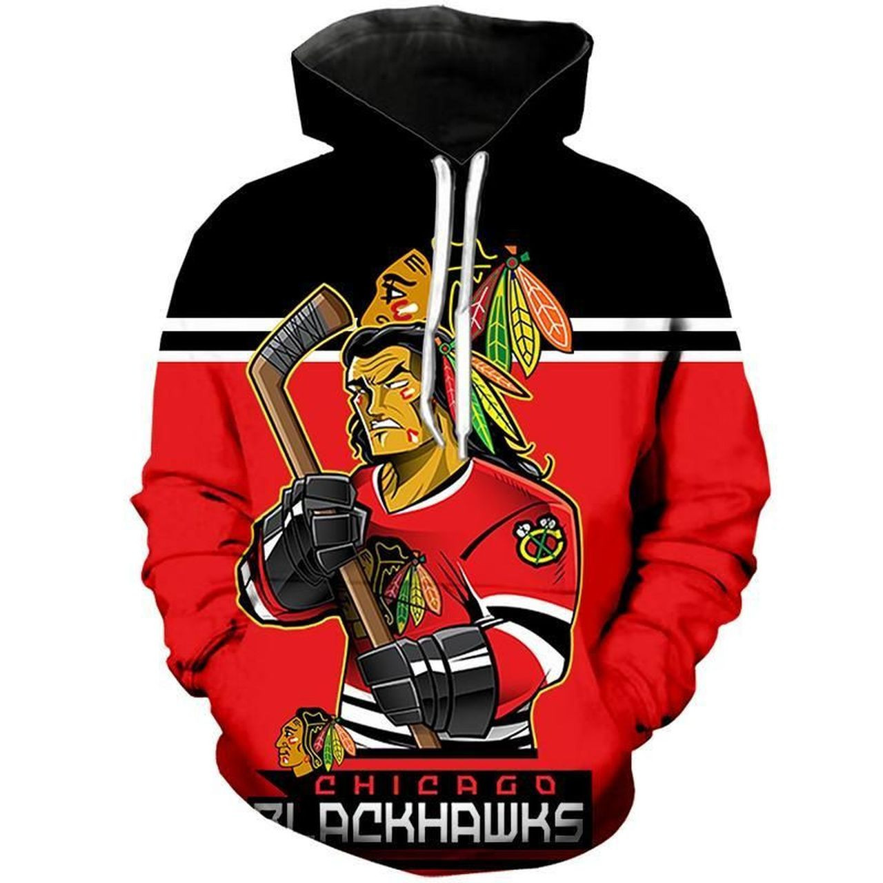 Chicago Blackhawks 3D All Over Print Hoodie, Zip Hoodie