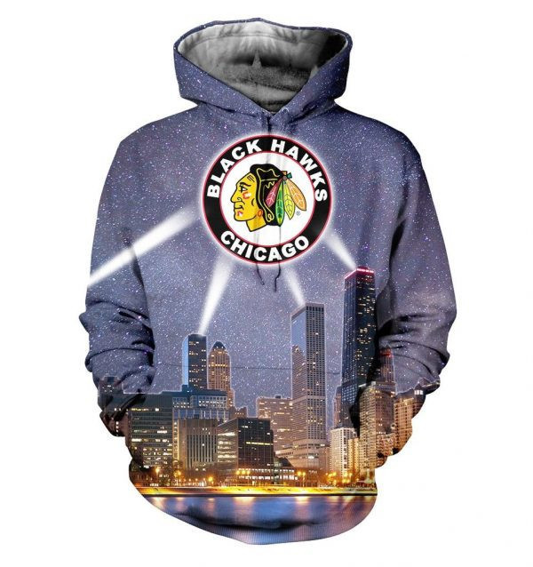 Chicago Blackhawks 3D All Over Print Hoodie, Zip Hoodie
