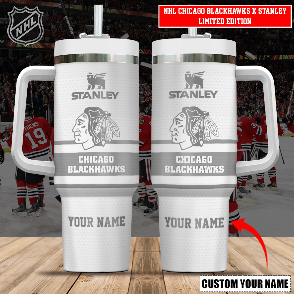 Chicago Blackhawks NHL Custom Stanley Cup 40 oz 30 oz Tumbler With HandleTVC2301281