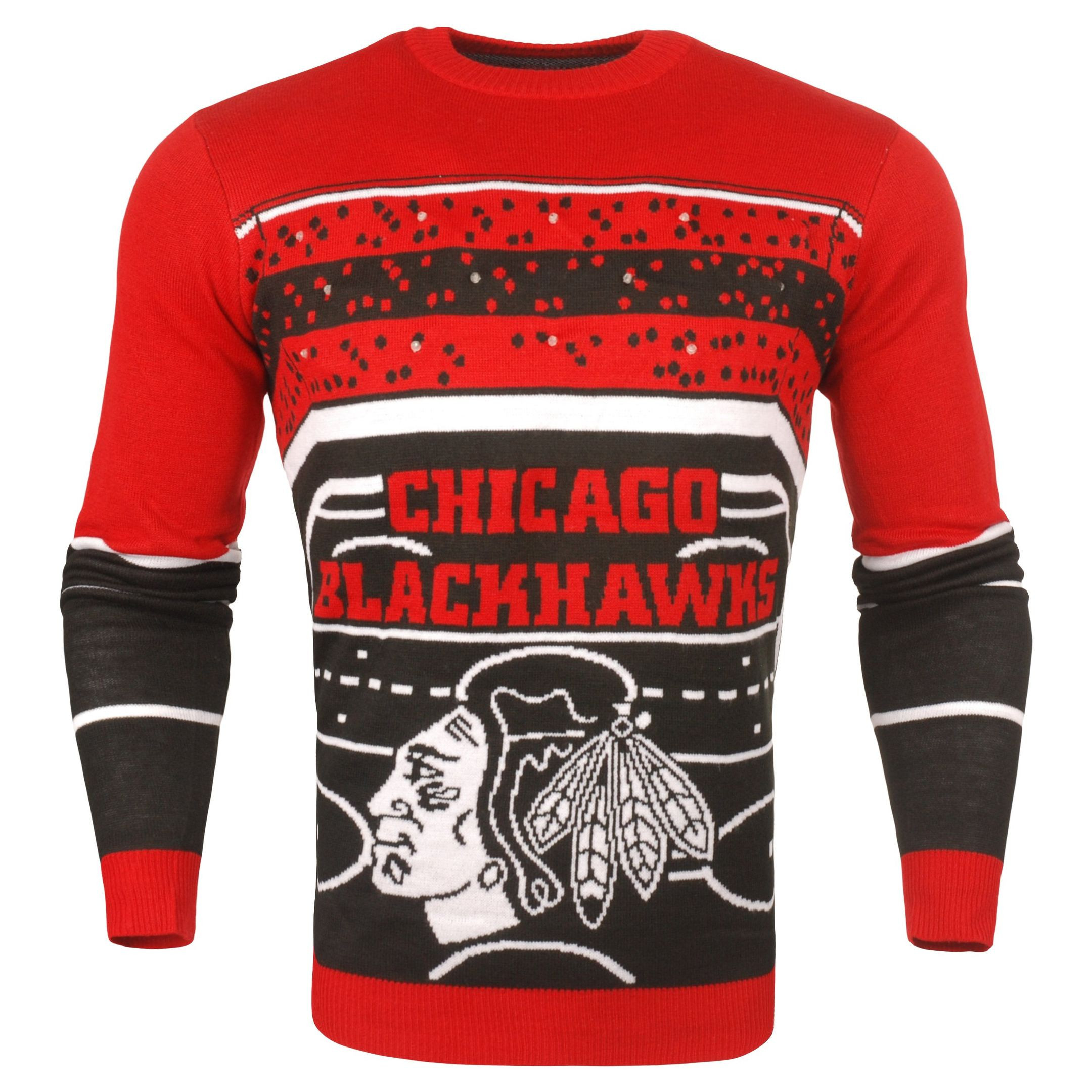 Chicago Blackhawks Nhl Ugly Christmas Sweater Adult 3D Funny Matching for family
