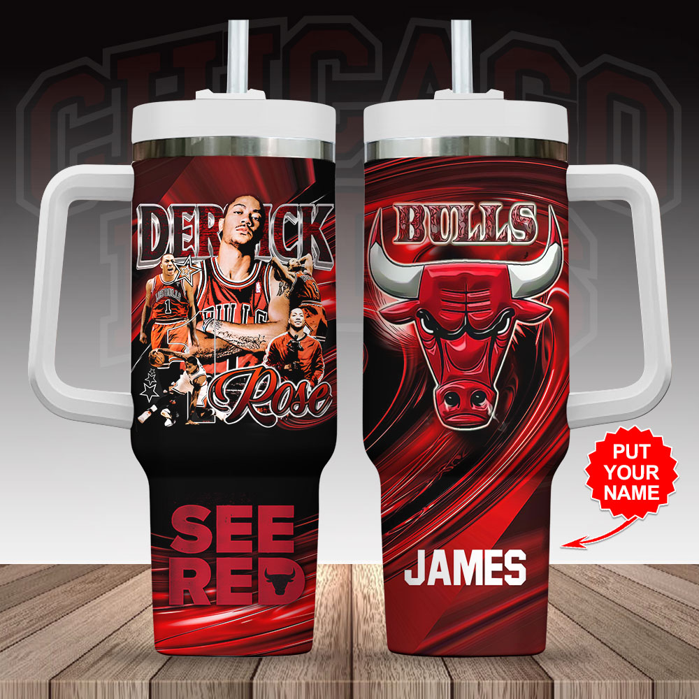 Chicago Bulls NBA Custom Stanley Cup 40 oz 30 oz Tumbler With HandleTVC2301246