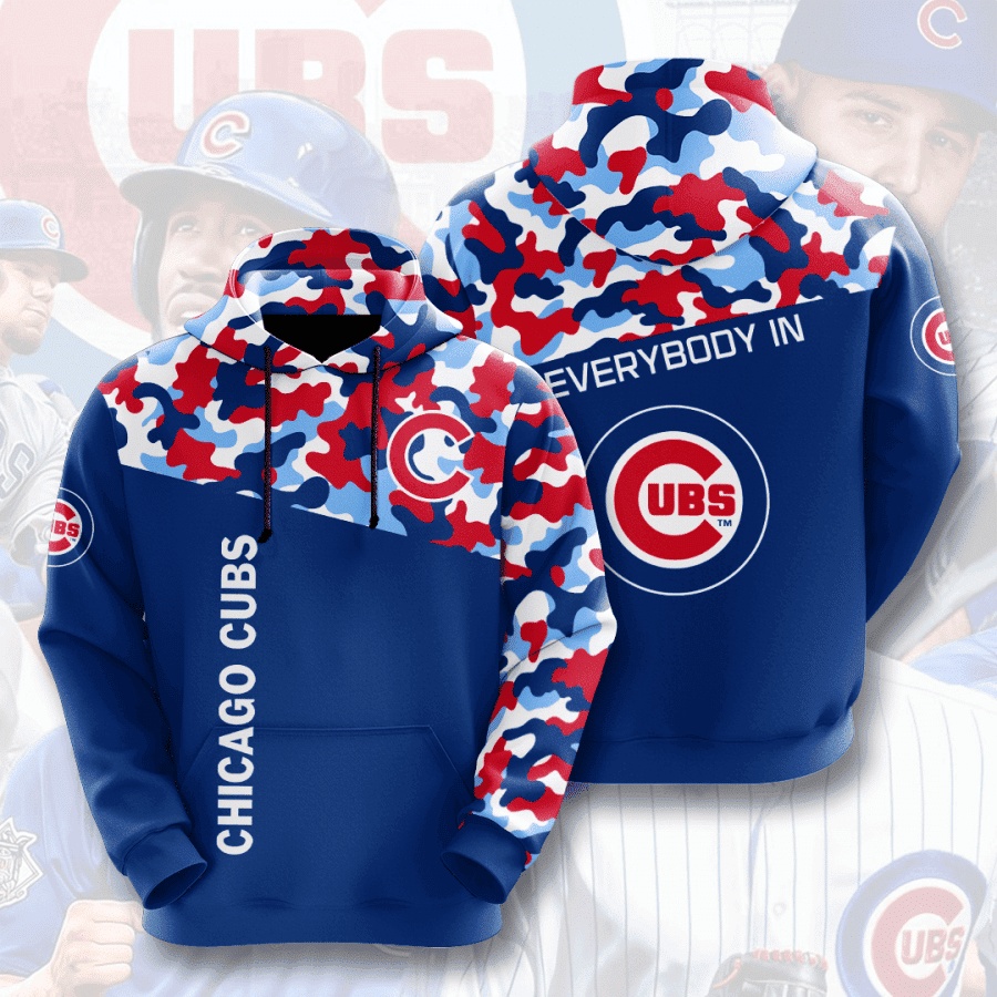 Chicago Cubs 3D All Over Print Hoodie, Zip Hoodie