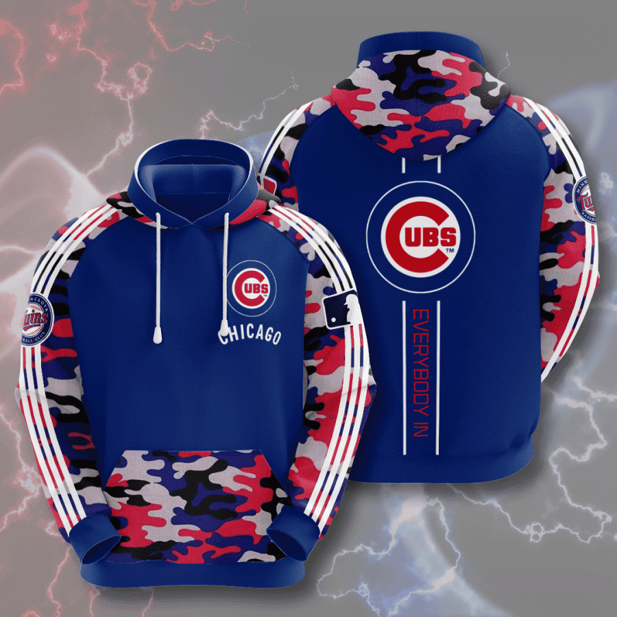 Chicago Cubs 3D All Over Print Hoodie, Zip Hoodie