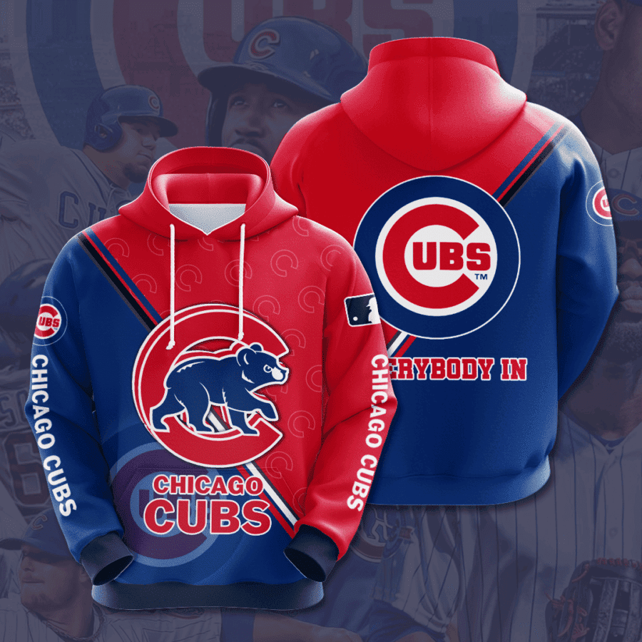 Chicago Cubs 3D All Over Print Hoodie, Zip Hoodie