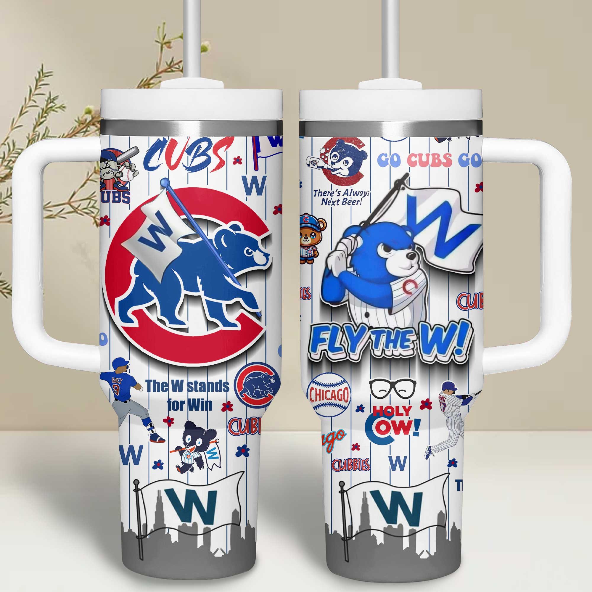 Chicago Cubs MLB Custom Stanley Cup 40 oz 30 oz Tumbler With HandleTVC2301515