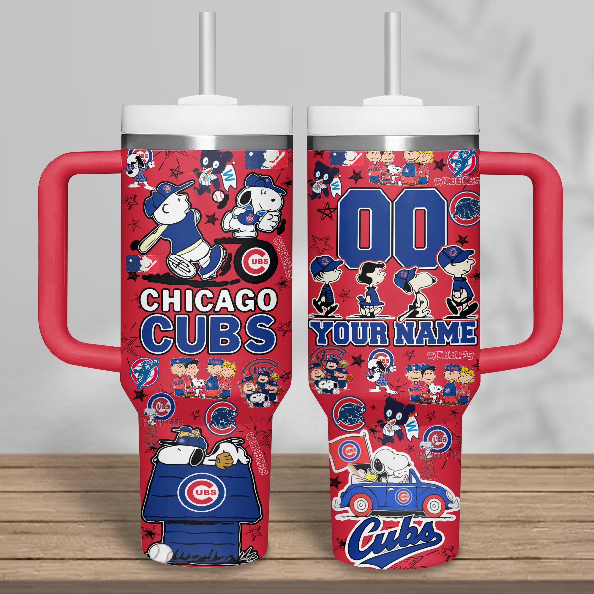 Chicago Cubs MLB Custom Stanley Cup 40 oz 30 oz Tumbler With HandleTVC2301515 - Image 2