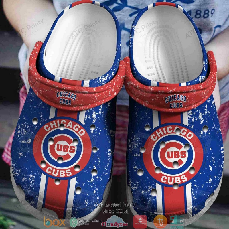 Chicago Cubs MLB Sport Crocs Crocband Clogs Shoes Comfortable For Men Women and Kids