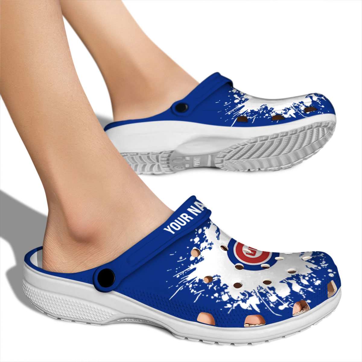 Chicago Cubs MLB Sport Crocs Crocband Clogs Shoes Comfortable For Men Women and Kids - Image 2