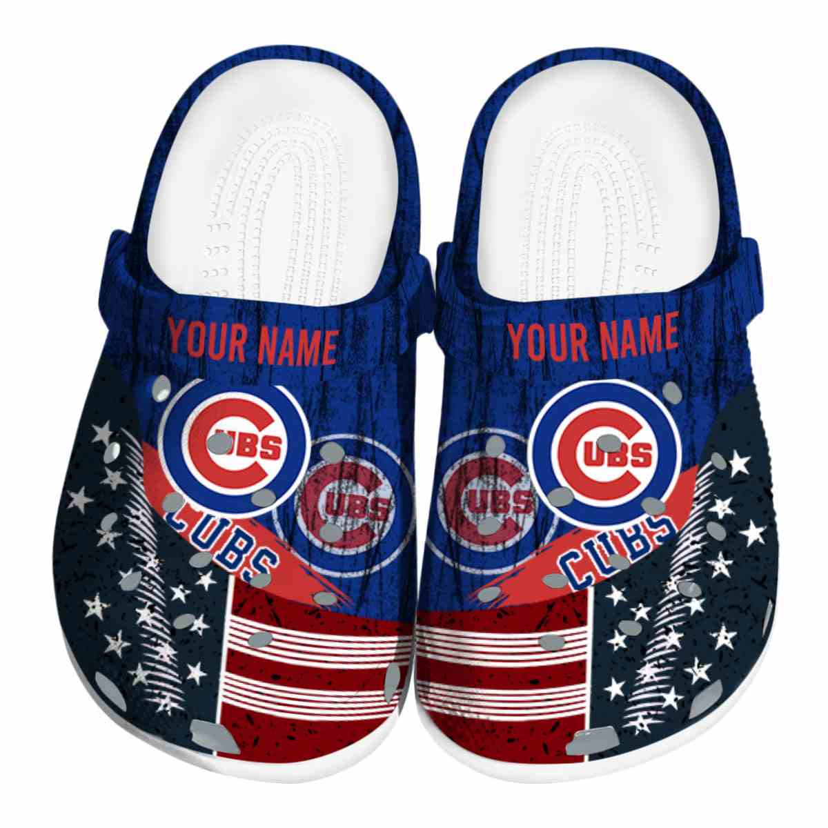 Chicago Cubs MLB Sport Crocs Crocband Clogs Shoes Comfortable For Men Women and Kids