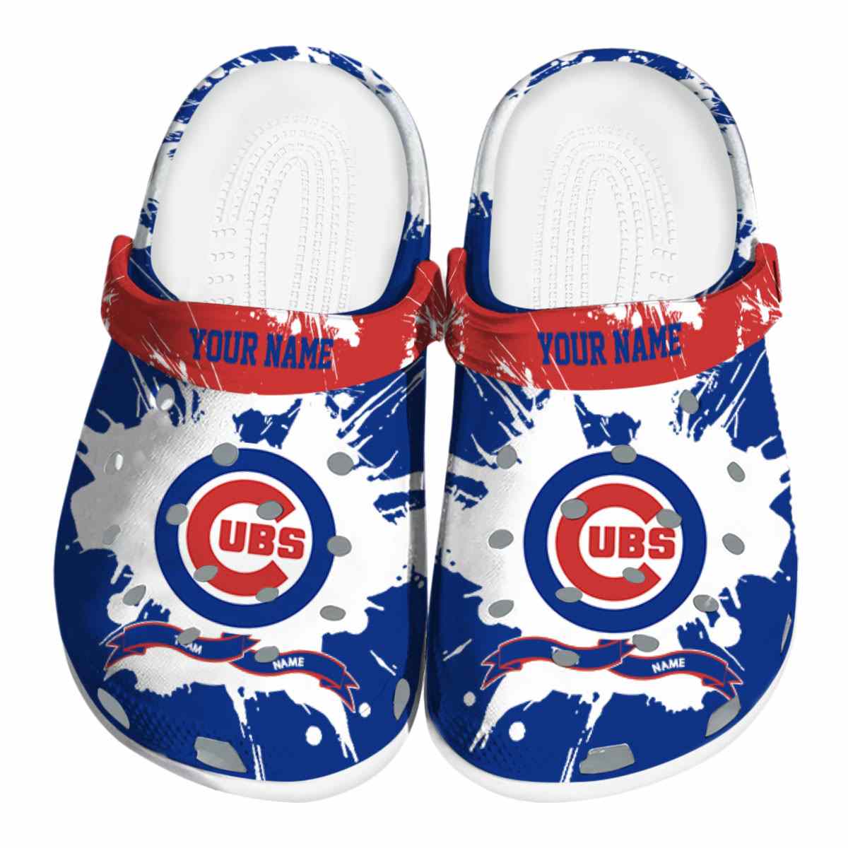 Chicago Cubs MLB Sport Crocs Crocband Clogs Shoes Comfortable For Men Women and Kids