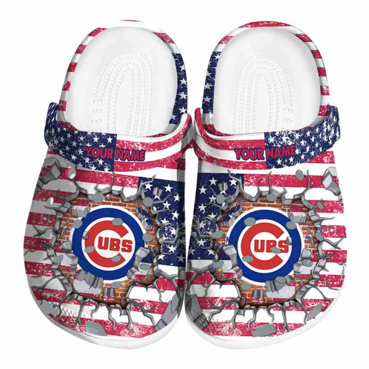 Chicago Cubs MLB Sport Crocs Crocband Clogs Shoes Comfortable For Men Women and Kids