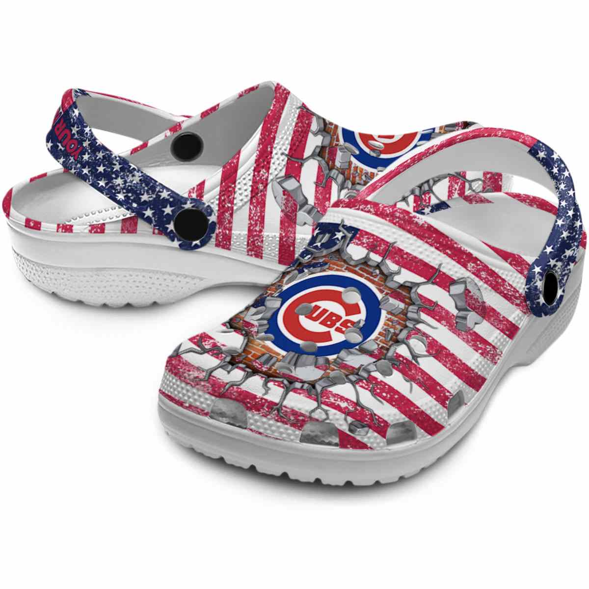 Chicago Cubs MLB Sport Crocs Crocband Clogs Shoes Comfortable For Men Women and Kids - Image 3