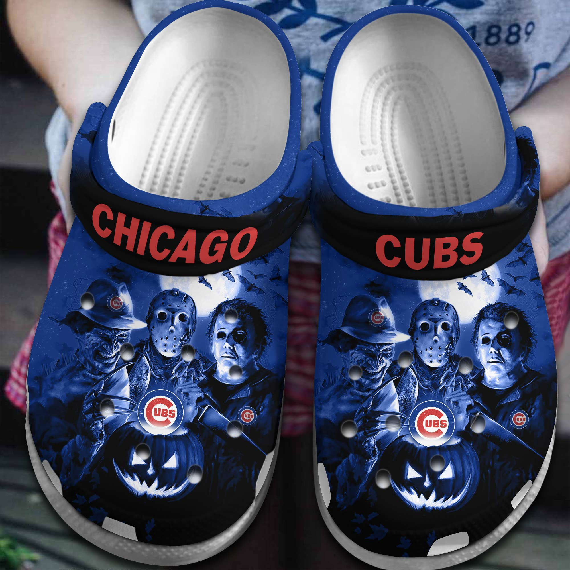 Chicago Cubs MLB Sport Crocs Crocband Clogs Shoes Comfortable For Men Women and Kids