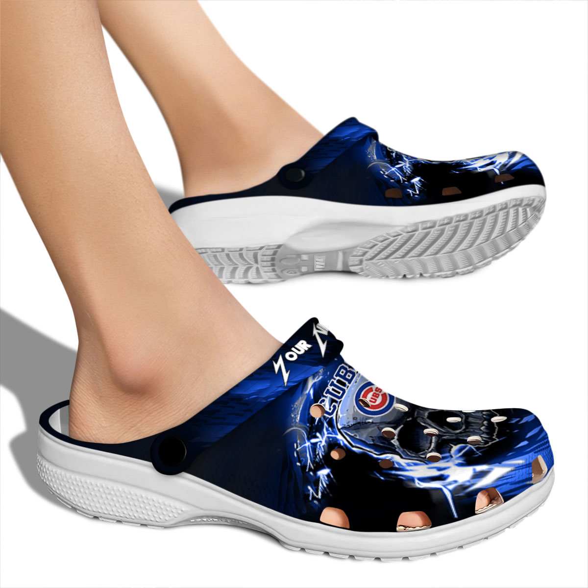 Chicago Cubs MLB Sport Crocs Crocband Clogs Shoes Comfortable For Men Women and Kids - Image 2
