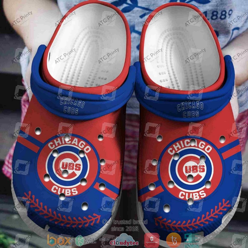 Chicago Cubs MLB Sport Crocs Crocband Clogs Shoes Comfortable For Men Women and Kids