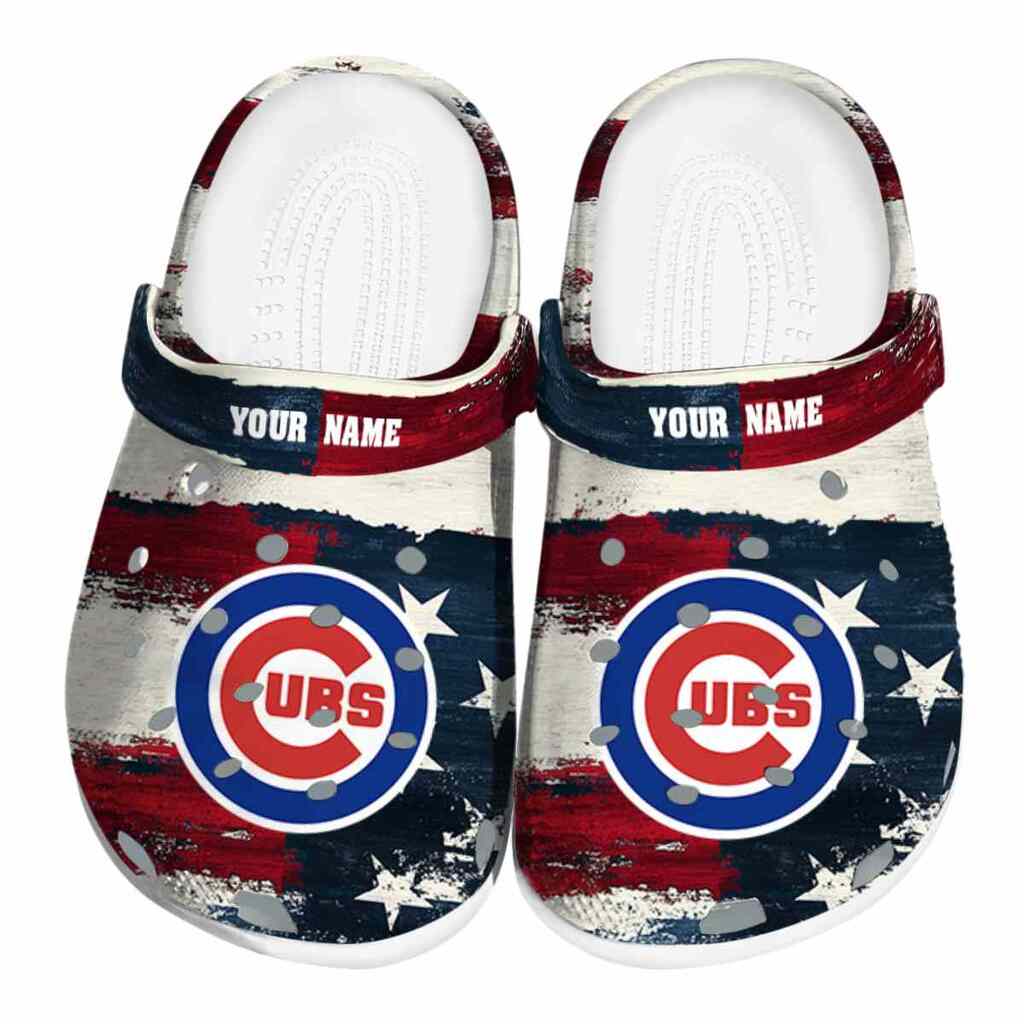 Chicago Cubs Patriotic Stripes ClogTVC1801960