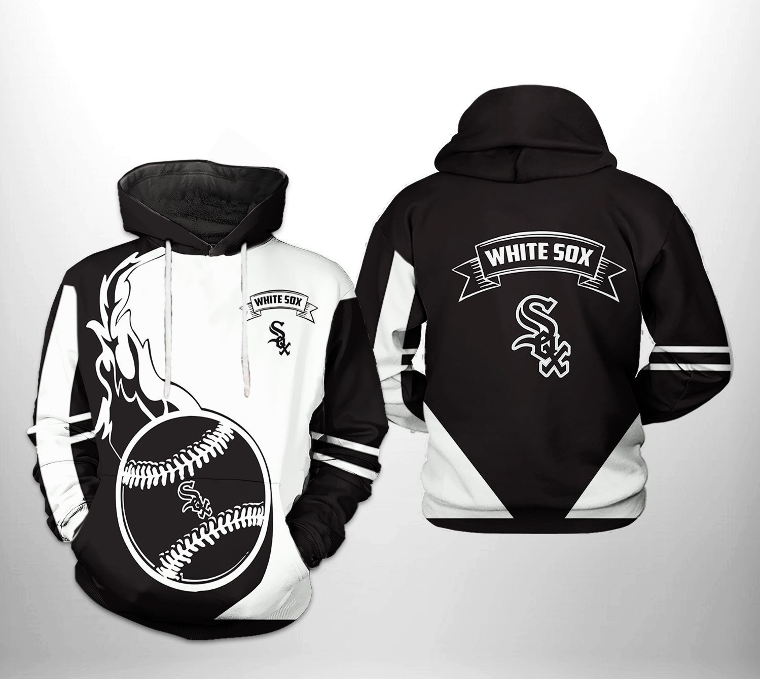 Chicago White Sox MLB Classic 3D All Over Print Hoodie, Zip Hoodie