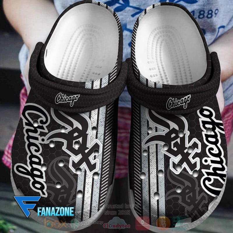 Chicago White Sox MLB Sport Crocs Clogs Crocband Shoes Comfortable For Men Women and Kids