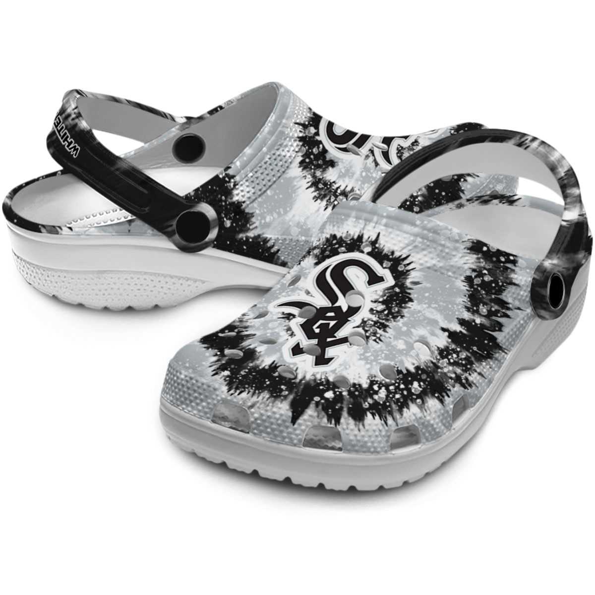 Chicago White Sox MLB Sport Crocs Crocband Clogs Shoes Comfortable For Men Women and Kids - Image 3