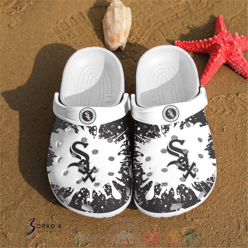 Chicago White Sox MLB Sport Crocs Crocband Clogs Shoes Comfortable For Men Women and Kids
