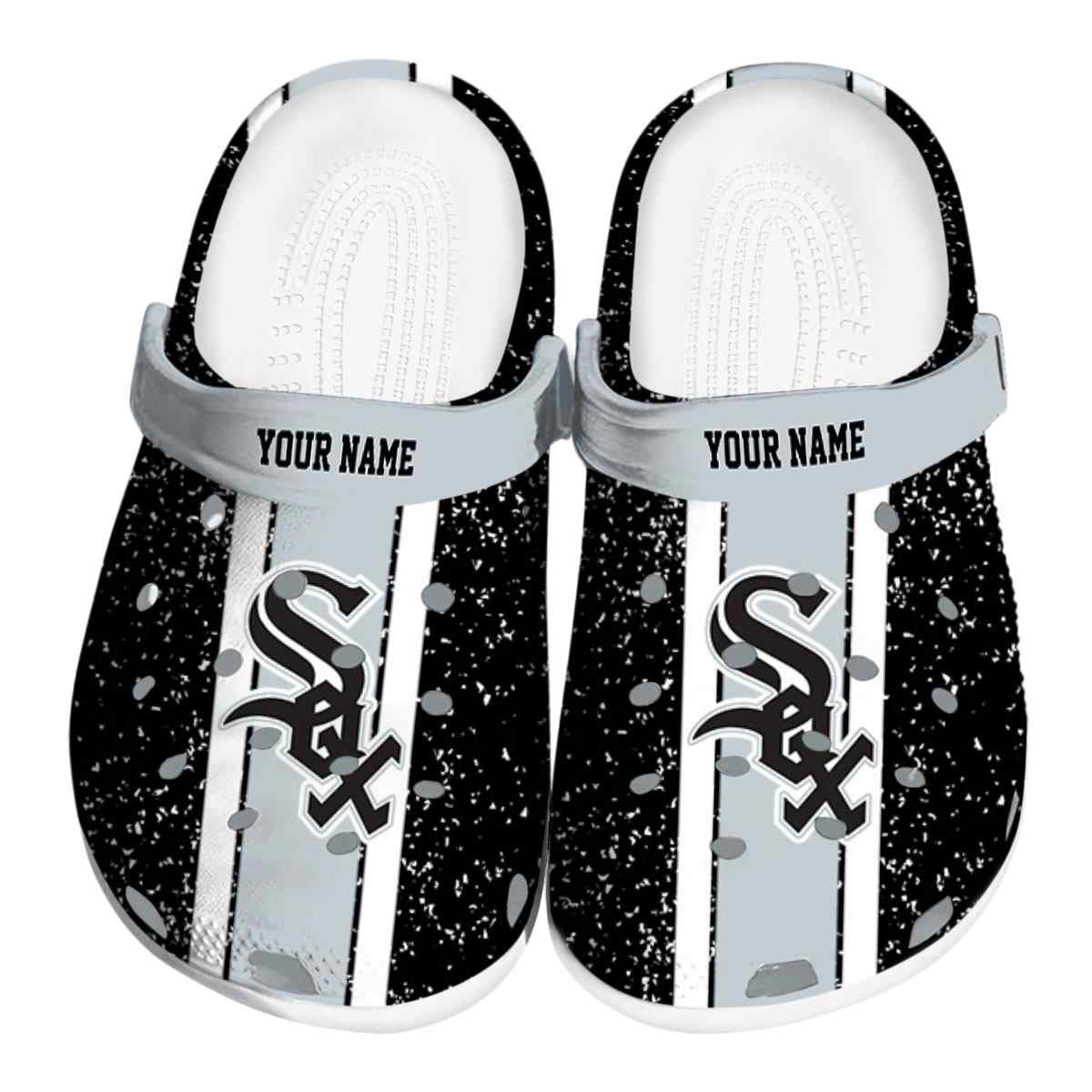 Chicago White Sox MLB Sport Crocs Crocband Clogs Shoes Comfortable For Men Women and Kids