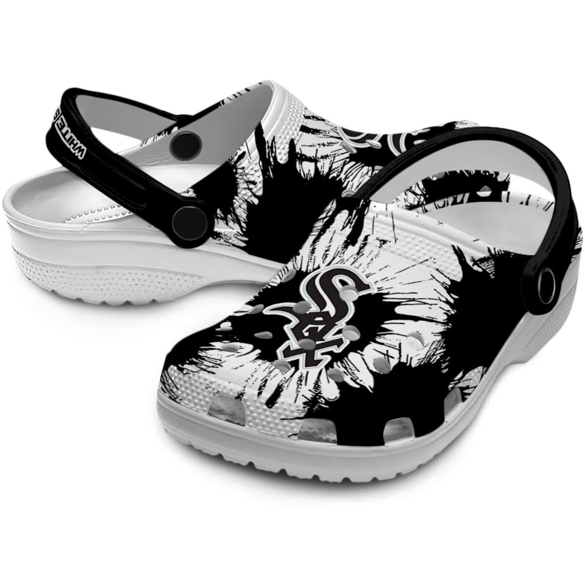 Chicago White Sox MLB Sport Crocs Crocband Clogs Shoes Comfortable For Men Women and Kids - Image 3