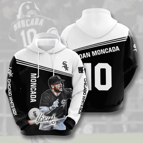 CHICAGO WHITE SOX Yoan Moncada 3D All Over Print Hoodie, Zip Hoodie