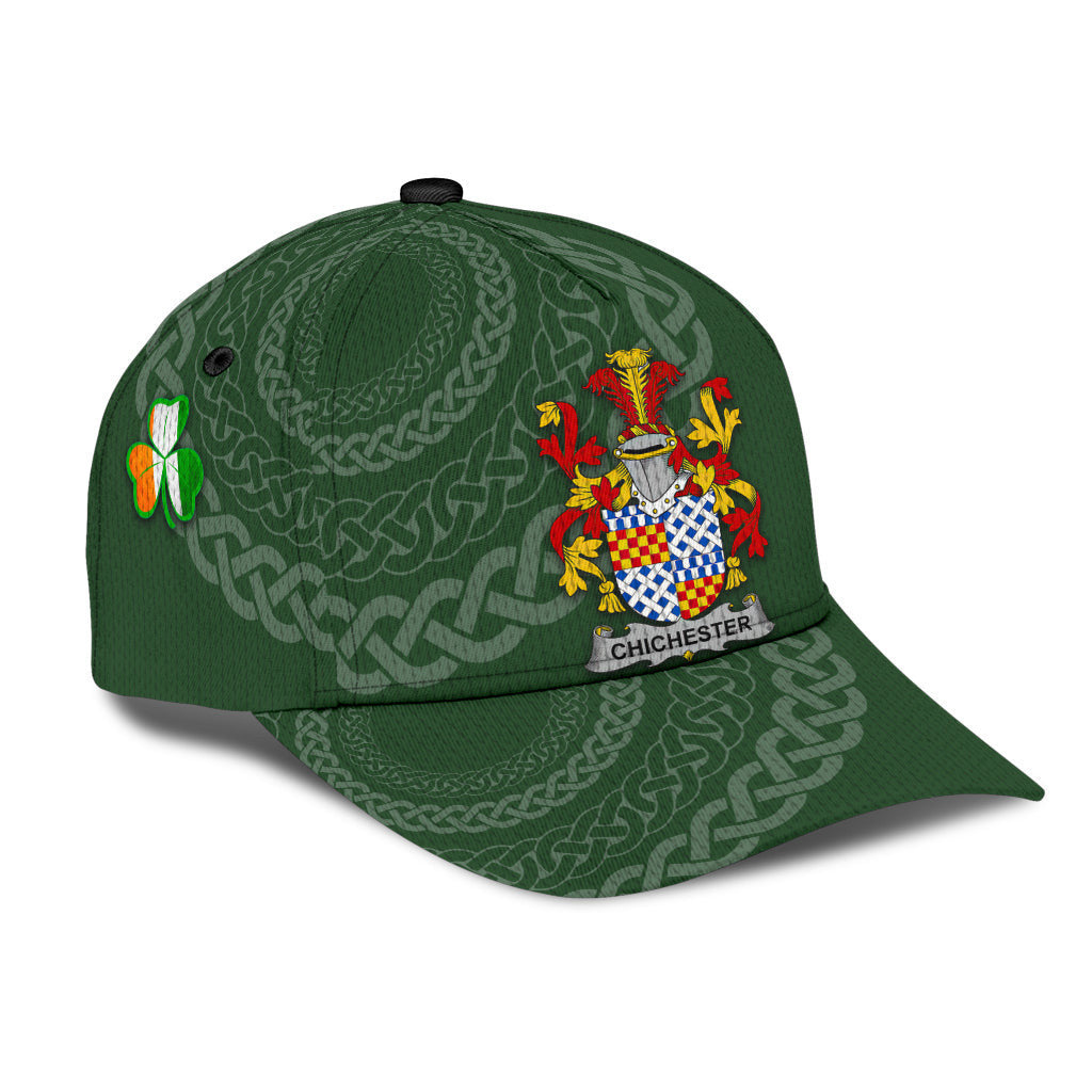 Chichester Coat Of Arms - Irish Family Crest St Patrick's Day - Classic Cap Trucker Hats Custom Hats Gifts For Men & Women
