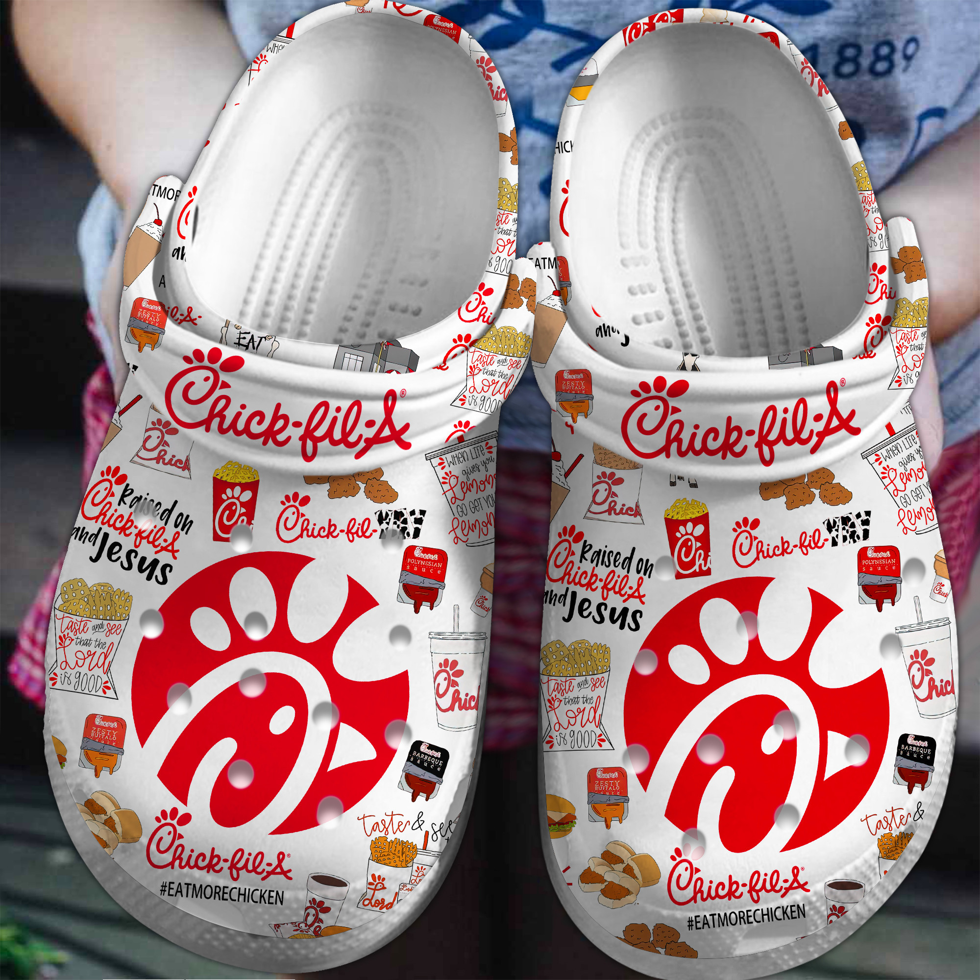 Chick Fil A Crocs Crocband Clogs Shoes Comfortable For Men Women and Kids