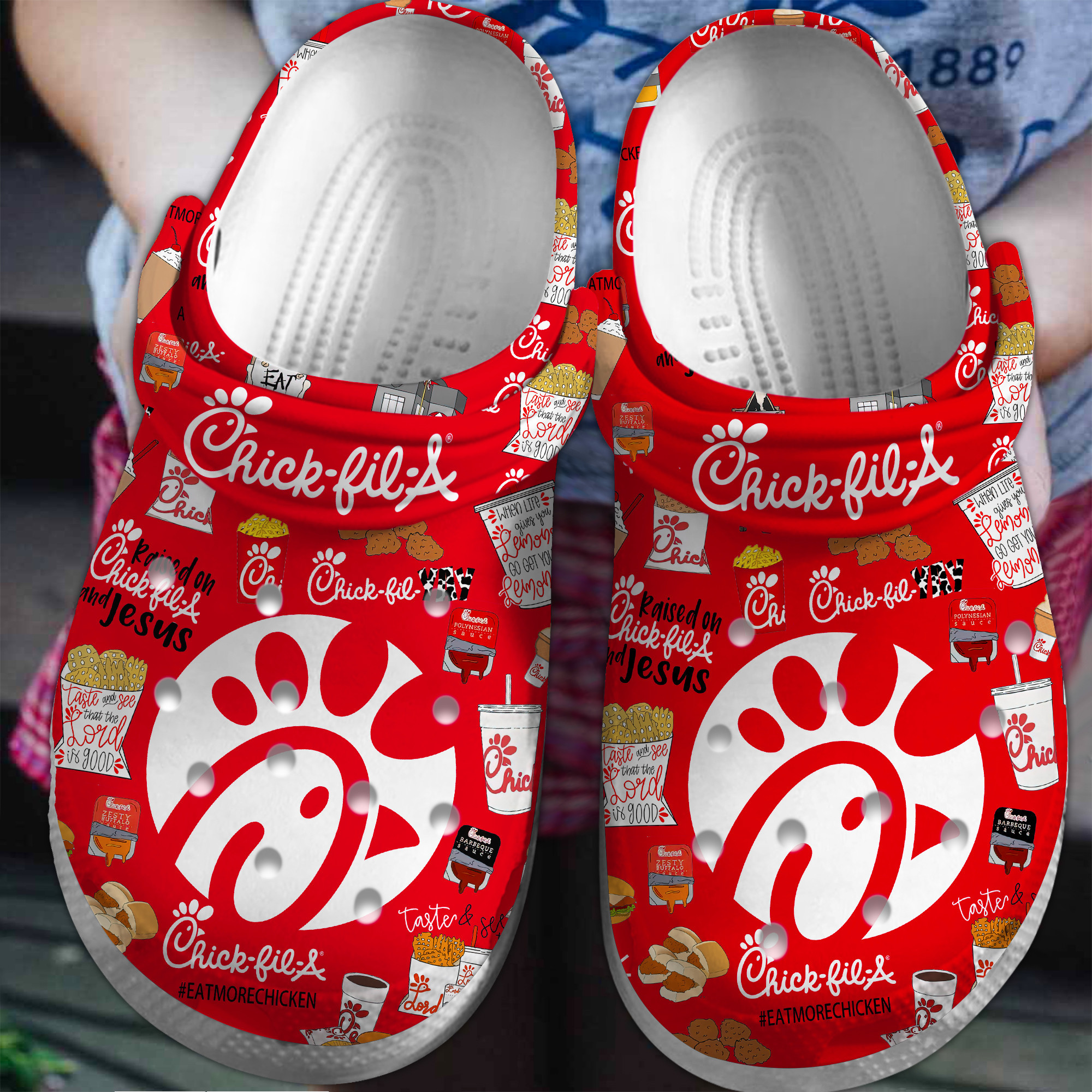 Chick Fil A Crocs Crocband Clogs Shoes Comfortable For Men Women and Kids