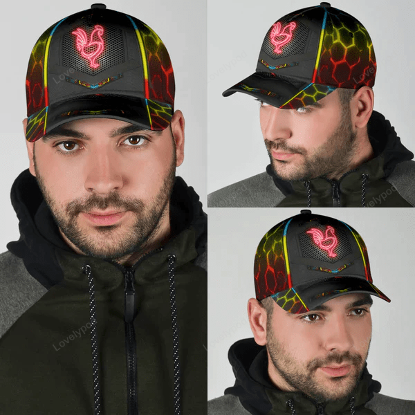 Chicken Classic Cap, Gift for Farmers, Chicken Lovers hat for men and women Trucker Hats Custom Hats Gifts For Men & Women