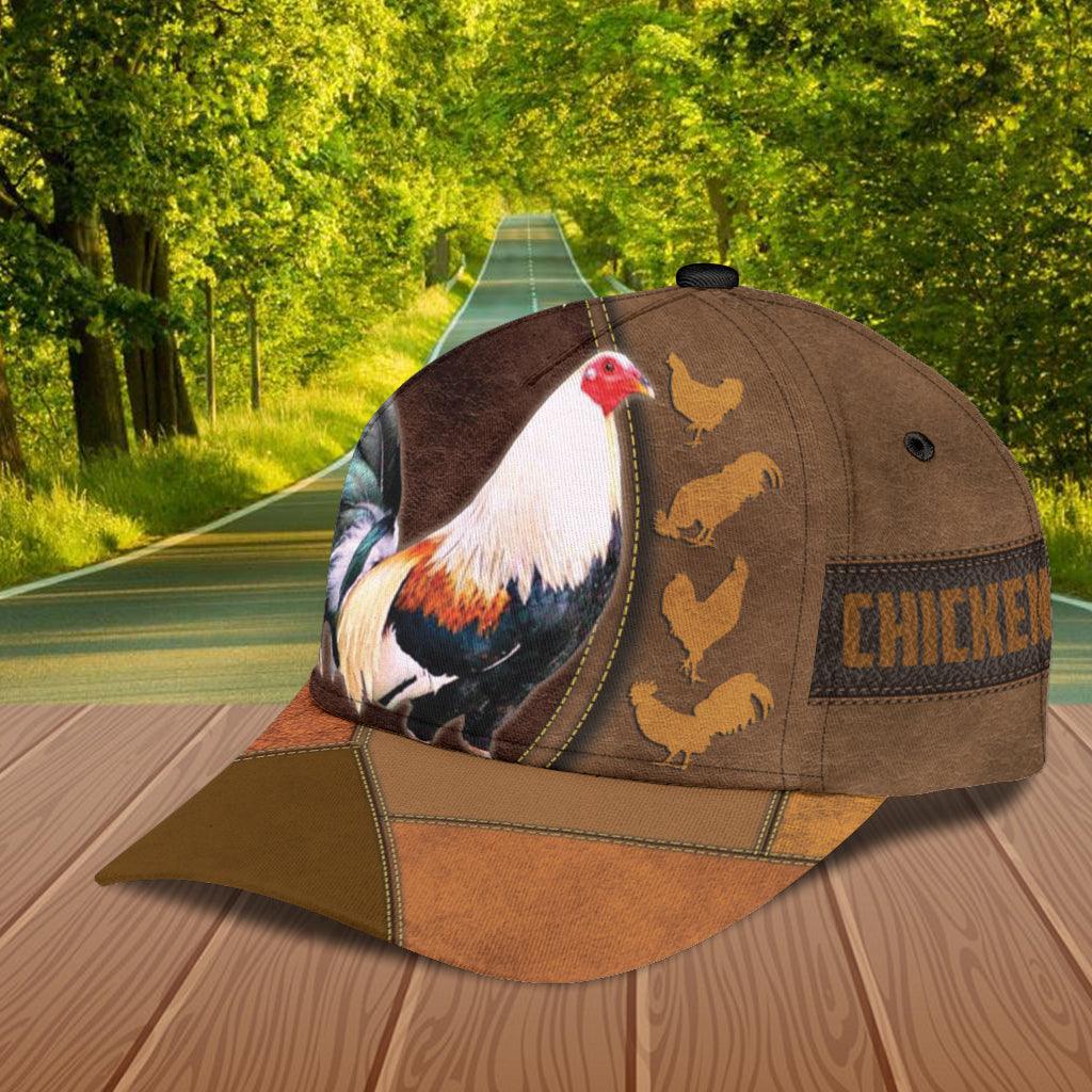 Chicken Classic Cap, Gift for Farmers, Cow Lovers, Chicken Lovers Trucker Hats Custom Hats Gifts For Men & Women