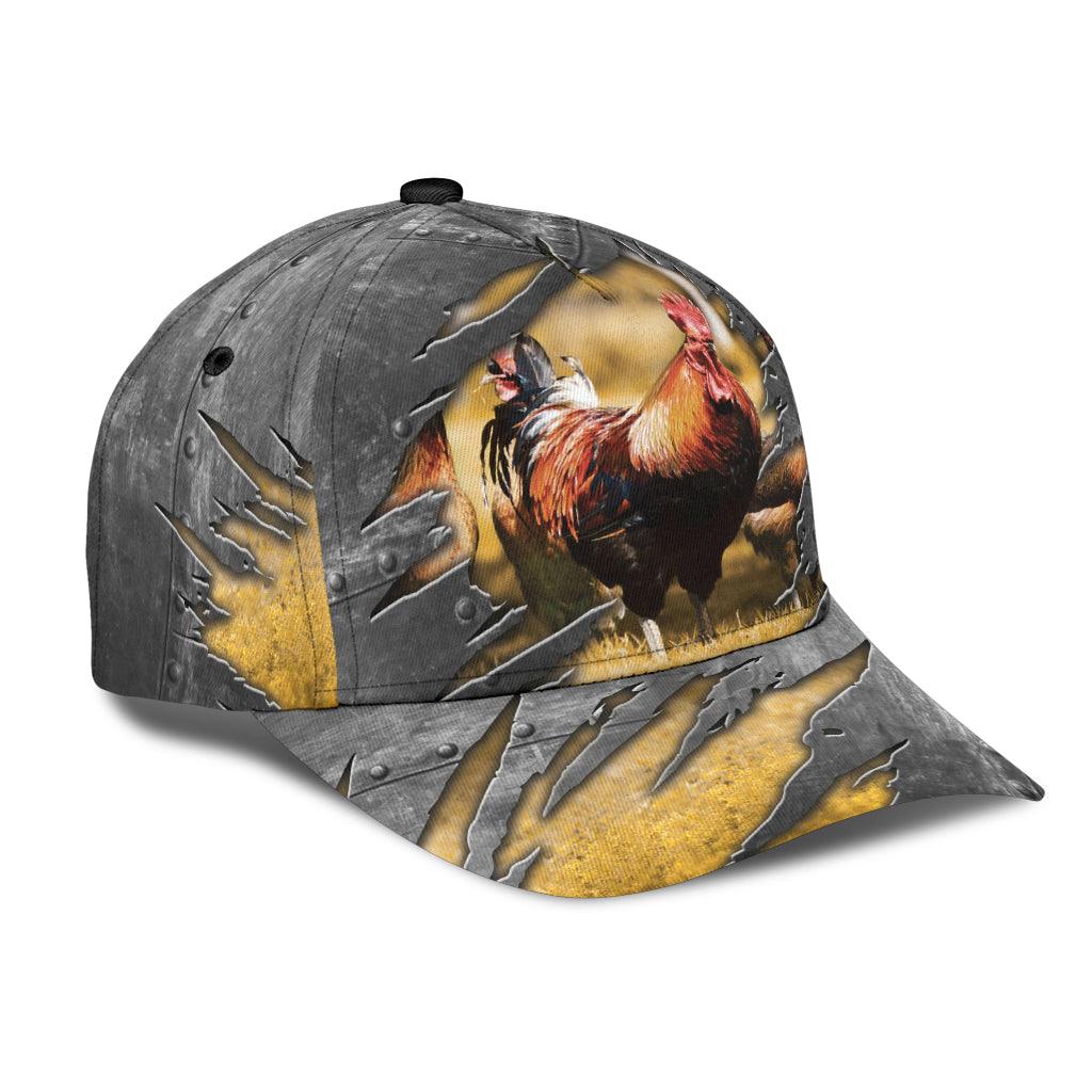 Chicken Classic Cap, Gift for Farmers, Cow Lovers, Chicken Lovers Trucker Hats Custom Hats Gifts For Men & Women