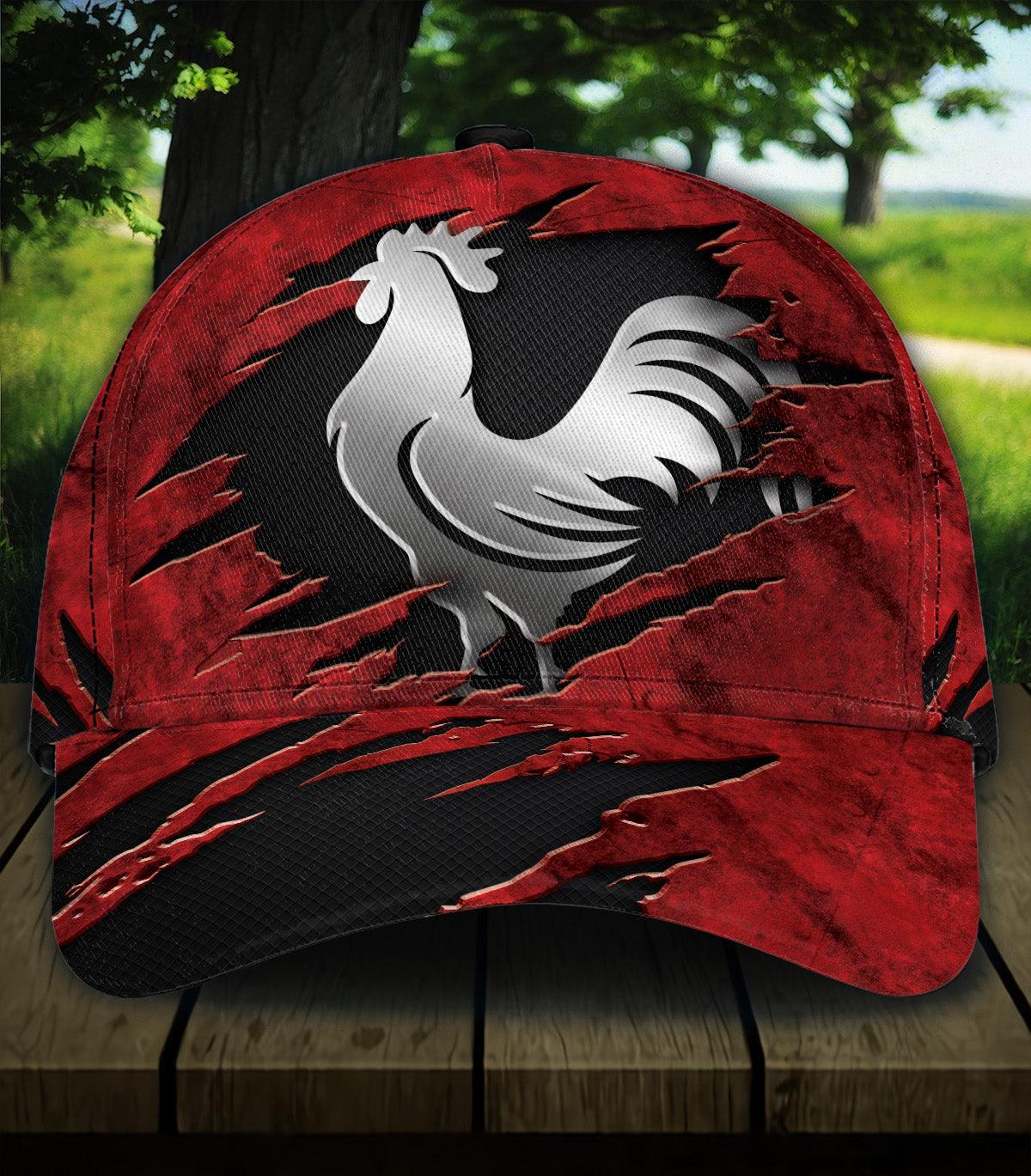 Chicken Classic Cap, Gift for Farmers, Cow Lovers, Chicken Lovers Trucker Hats Custom Hats Gifts For Men & Women