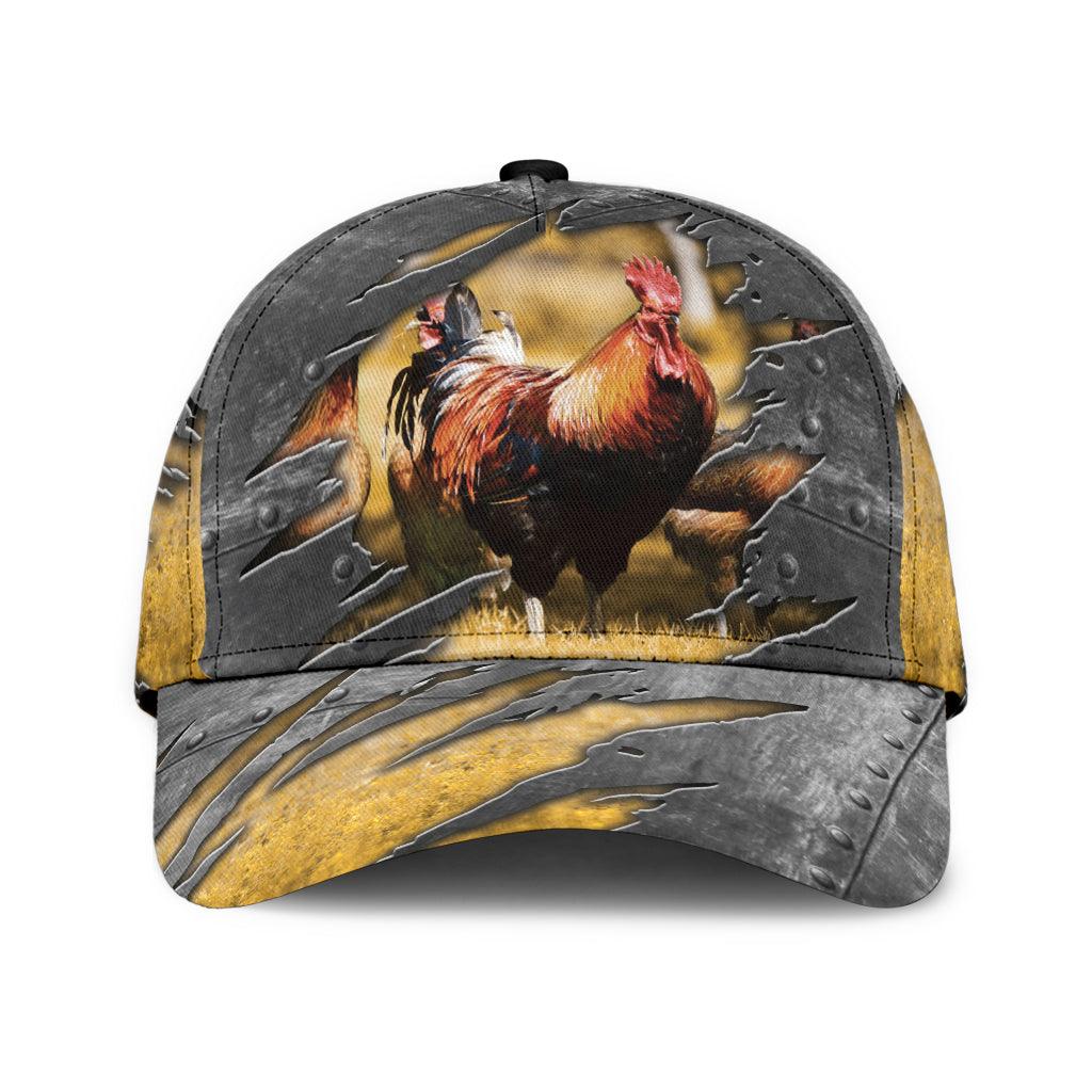 Chicken Classic Cap, Gift for Farmers, Cow Lovers, Chicken Lovers Trucker Hats Custom Hats Gifts For Men & Women