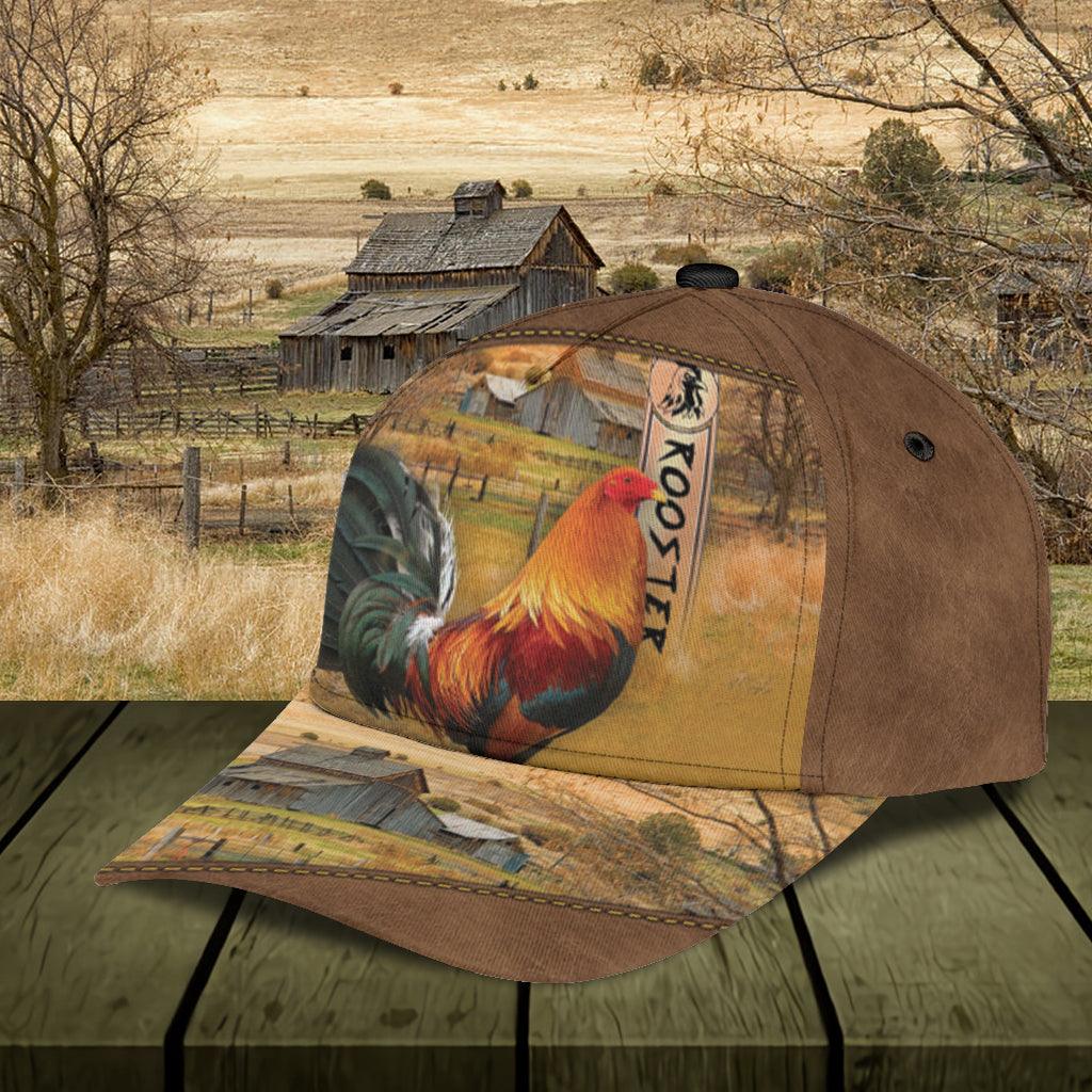 Chicken Classic Cap, Gift for Farmers, Cow Lovers, Chicken Lovers Trucker Hats Custom Hats Gifts For Men & Women